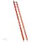 Bauer Ladder Fiberglass Extension Ladder, 300 lb Load Capacity 38028 - alternate 1